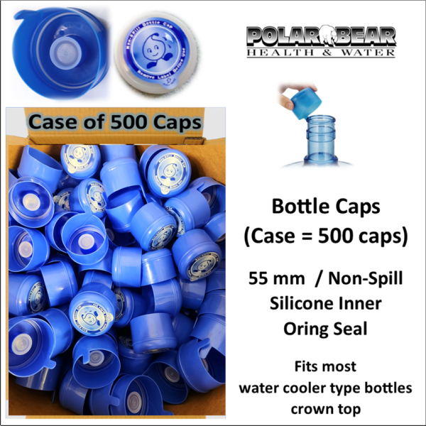 Bottle Cap Mm No Spill Plug Silicone Oring Blue Polar Bear Health