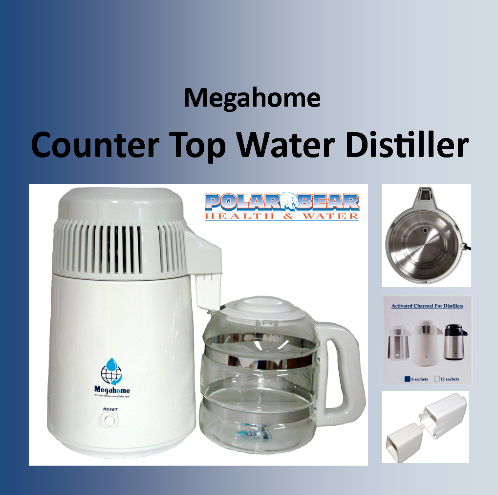 Water Distiller Megahome MH943TWS Glass Container FREE SHIP SUBMIT OFFER 