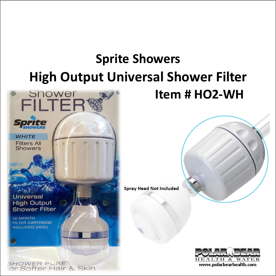 Sprite High Output Shower Filter | Polar Bear Health & Water