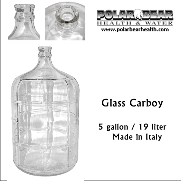 Carboy 5 gal glass