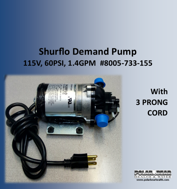 shurflo Pump with 3prong