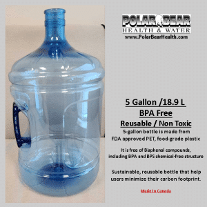Water Bottle/Carboy BPA Free - 18.9L / 5 gal Crown Top