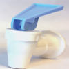 Water Cooler Faucet  (3/8 ” Female Thread x 1/2” FPT) - White Body & blue lever