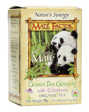Mate Factor - Green Tea Ginseng - 20 bags