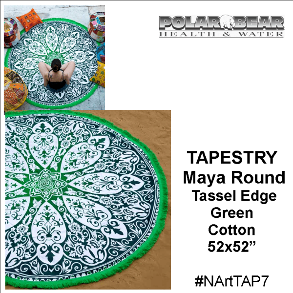 Tapestry Mya GreenRound TAP7