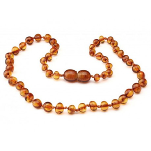 Amber Necklace 11 inch Caramel or congac