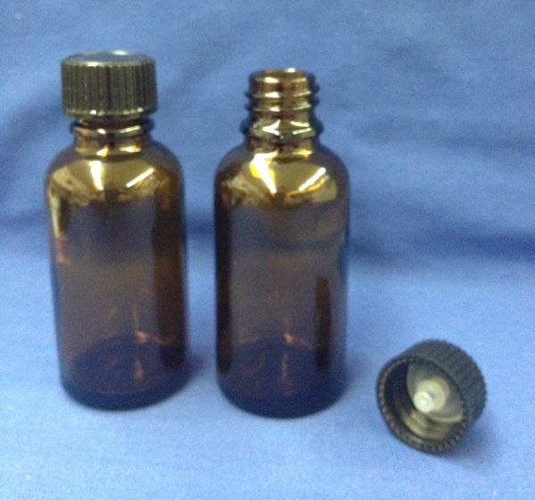 30 ml amber bottle glass with cap