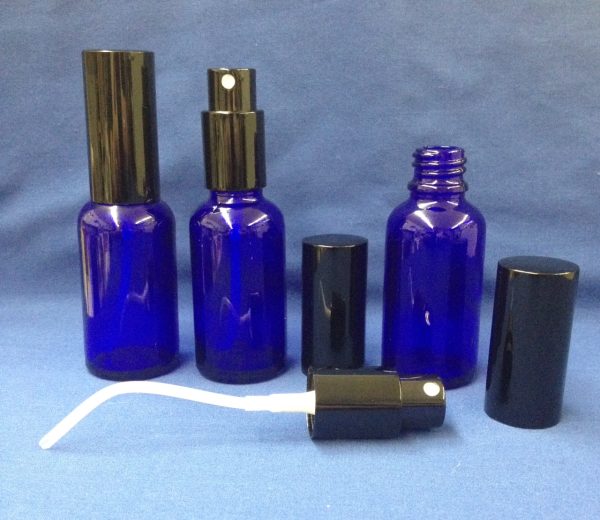 30 ml Blue Glass Bottle with spray