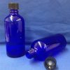 100 ml Blue Glass Bottle with dropper