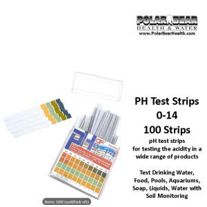 PH Test Strips 0-14, 100 Strips