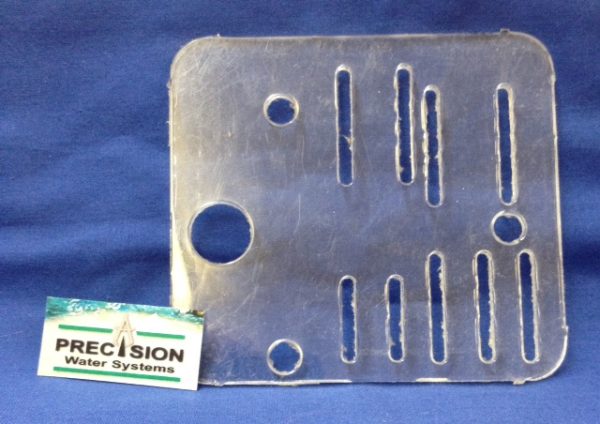 Part Microswitch Plate Lexan Precision