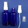 50 ml Blue Glass Bottle with spray white