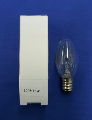 Lamp - clear bulb 15W