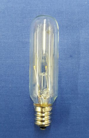 Clear bulb - 15w long 7 cm - 1 pack - for lamps