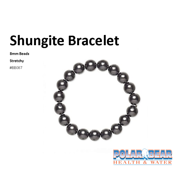 Shungite 8mm round Bracelet