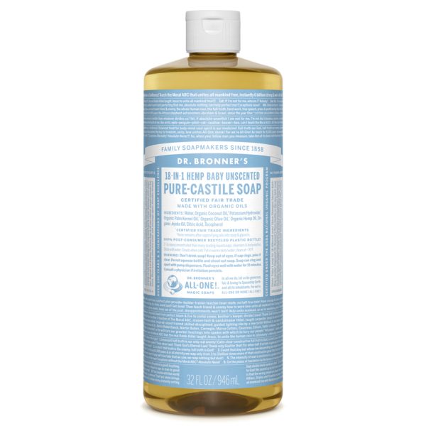 Dr Bronners Castille Liquid Soap 946 ml