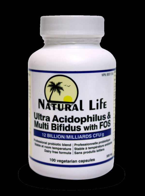 Ultra Acidophilus & Bifidus w/FOS  Natural LIfe