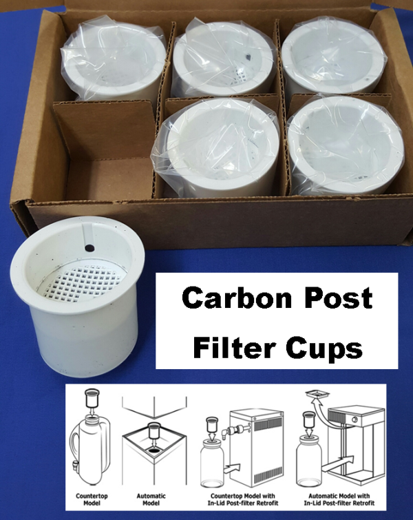 Charcoal Filter Cup 6 pack