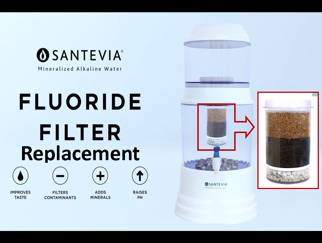 Santevia 6 Stage Fluoride Replacement Filter Polar Bear Health