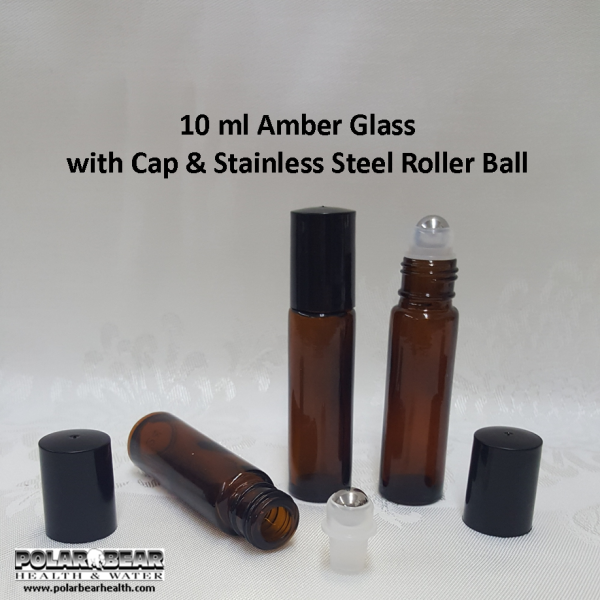 10 ml Amber Tall Roller