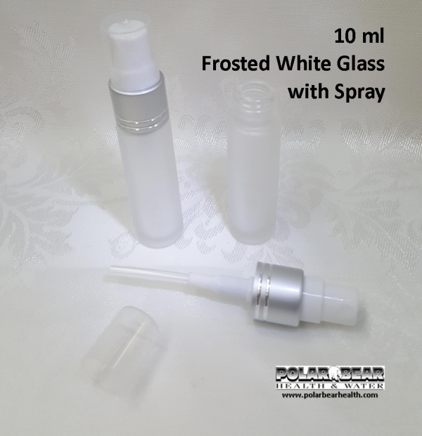10ml Frosted white spray