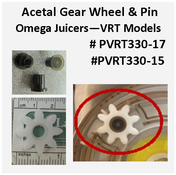 Acetal Gear & Pin