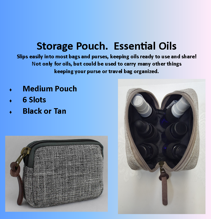 essential oil travel pouch