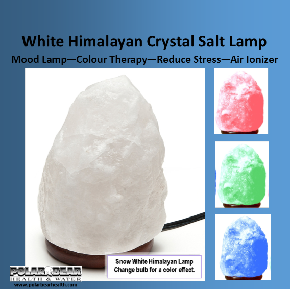 White Salt Lamp
