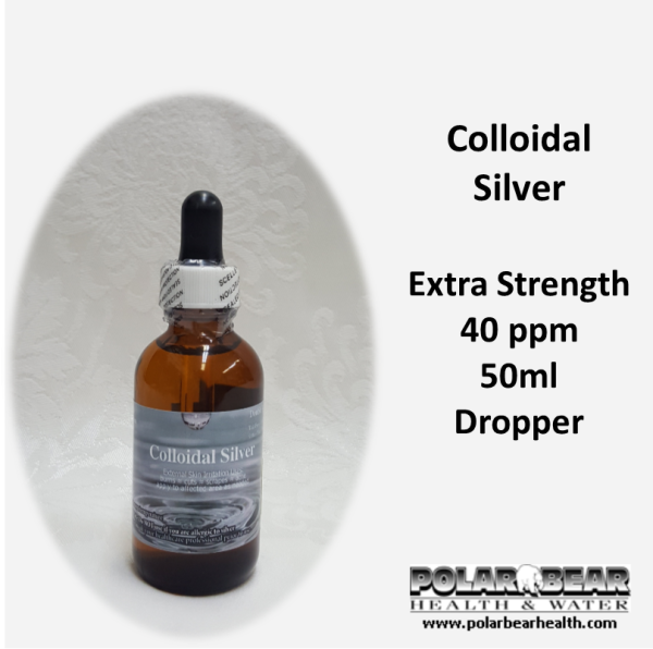 Colloidal silver 40ppm 50mldropper