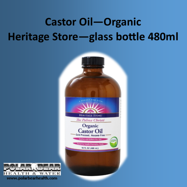 Heritage Store Castor Oil Organic