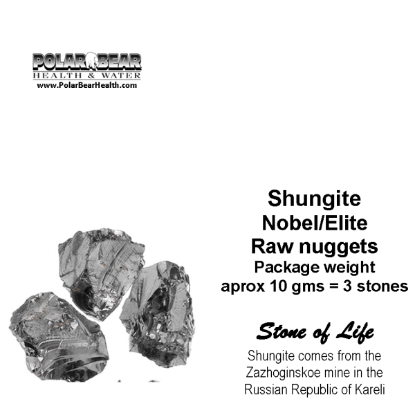 Shungite Elite 3 stones