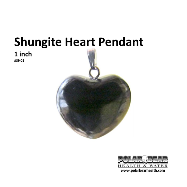 Shungite Heart Pendant