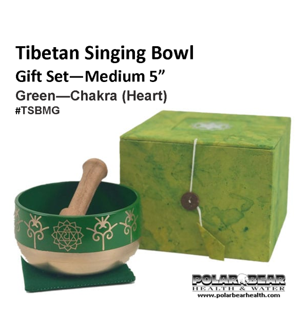 Singing Bowl Green Medium TSBMG