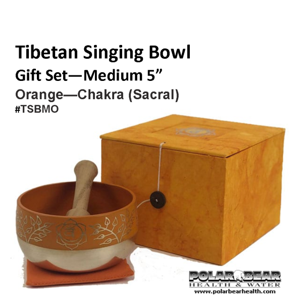 Singing Bowl Orange Medium TSBMO