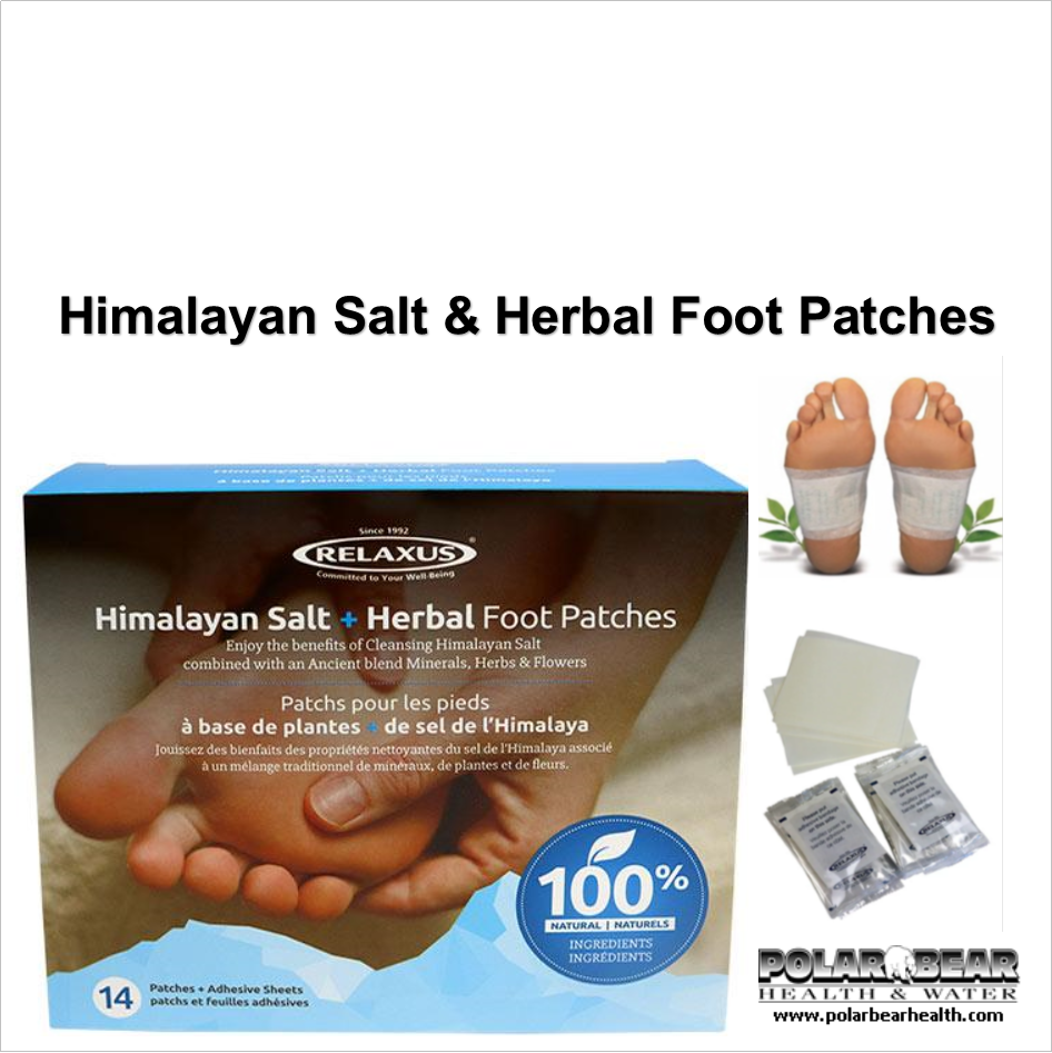 Himalayan Salt & Herbal Cleanse Foot Pads | Polar Bear Health & Water