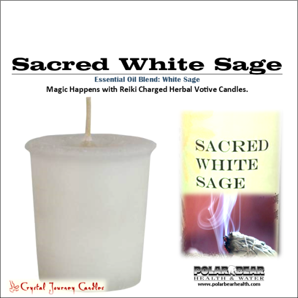 Votive Candle White Sage