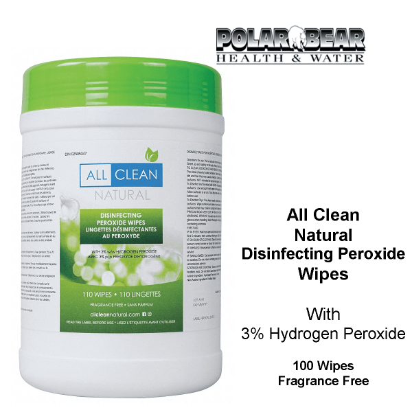 All Clean Peroxide Wipes