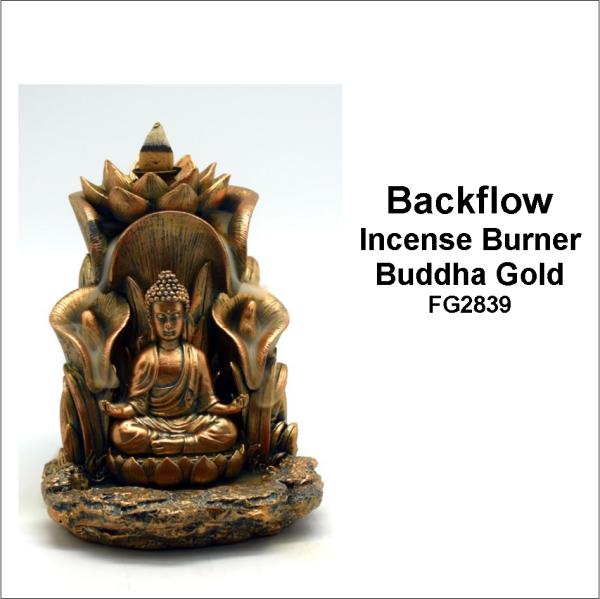 Backflow Buddha Gold FG2839