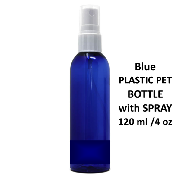 120ml Blue PET w spray DE