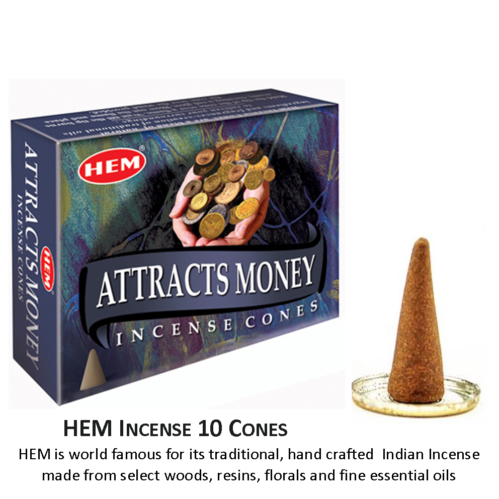HEM Attracts Money Incense Cones, Polar Bear Health & Water