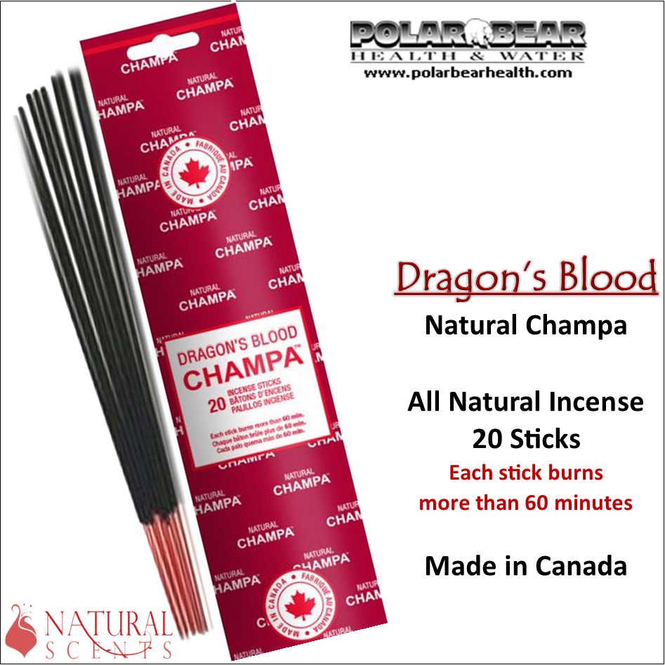 Dragon S Blood Champa Natural Scents Incense Sticks Polar Bear Health Water Edmonton Alberta