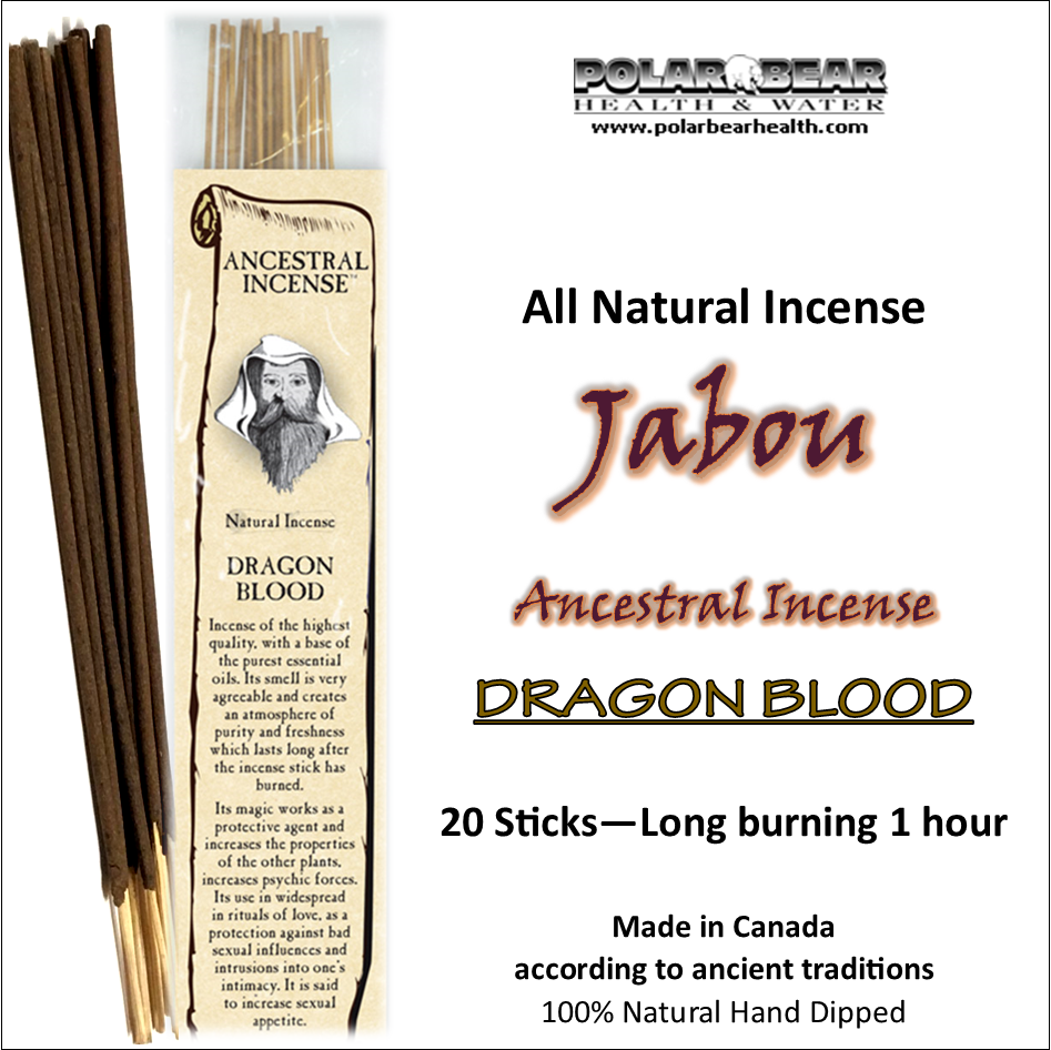 Dragon Blood Ancestral Incense Sticks Jabou 7 Polar Bear Health Water Edmonton