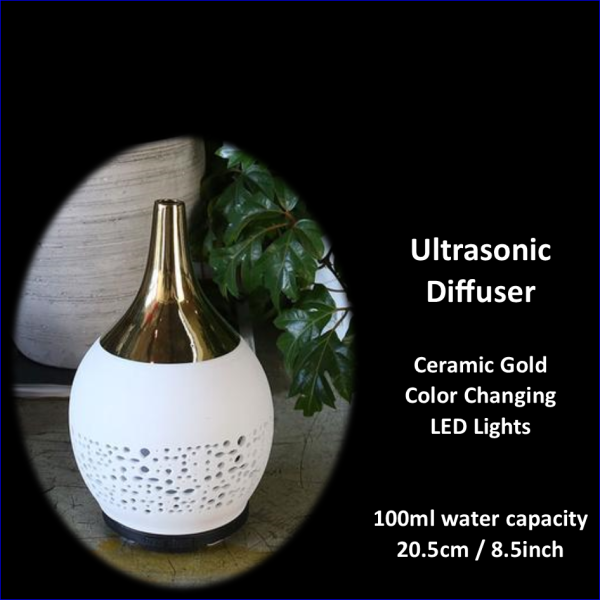 Diffuser Ceramic Gold