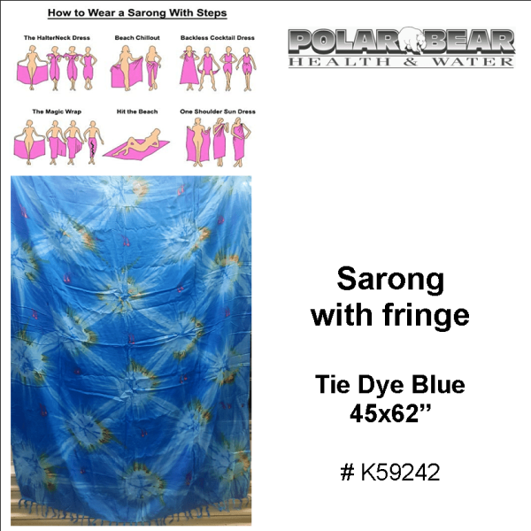 Sarong TieDye Blue K59242