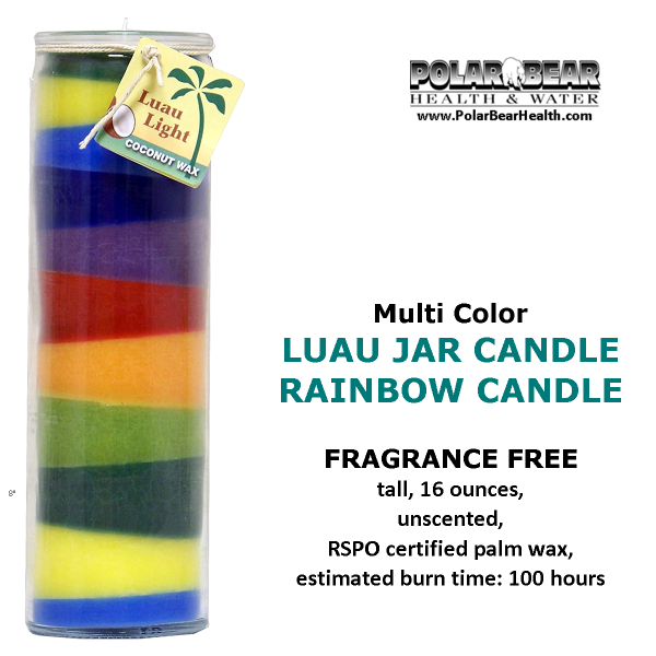 Candle Luau Light Jar