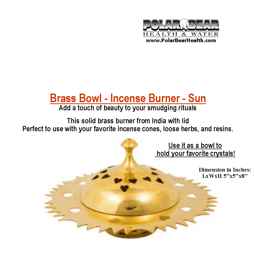 Brass burner w lid